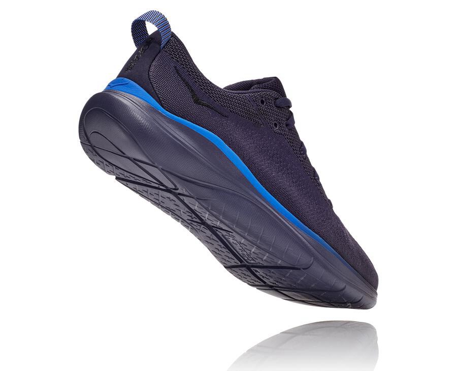 Hoka One One Tenisky Panske Námornícka Modrá - Hupana Flow - 61259-BQDW